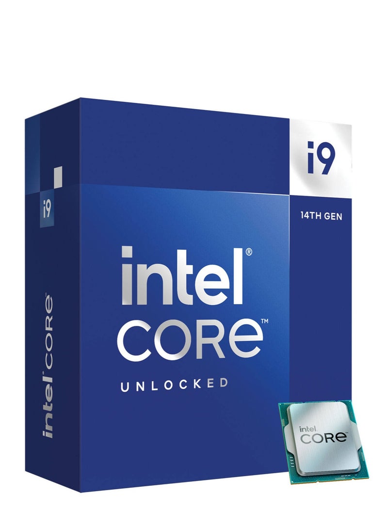 Intel Core i9-14900K 3.2 GHz 24-Core LGA 1700 14th Gen Processor, 24 Cores & 32 Threads, 36MB Cache Memory, 6GHz MaxTurbo Boost, Intel UHD Graphics 770, 2CH DDR5 / 192GB Max - Image 1